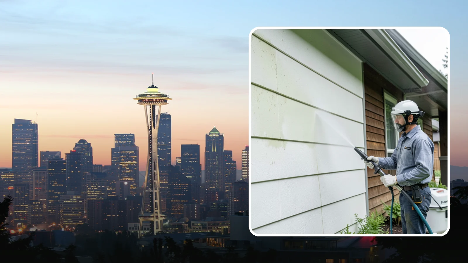 EIFS Cleaning in Seattle, King County, WA - EIFS cleaning safely removes mildew and grime from synthetic stucco systems that demand a very gentle, moisture-conscious...