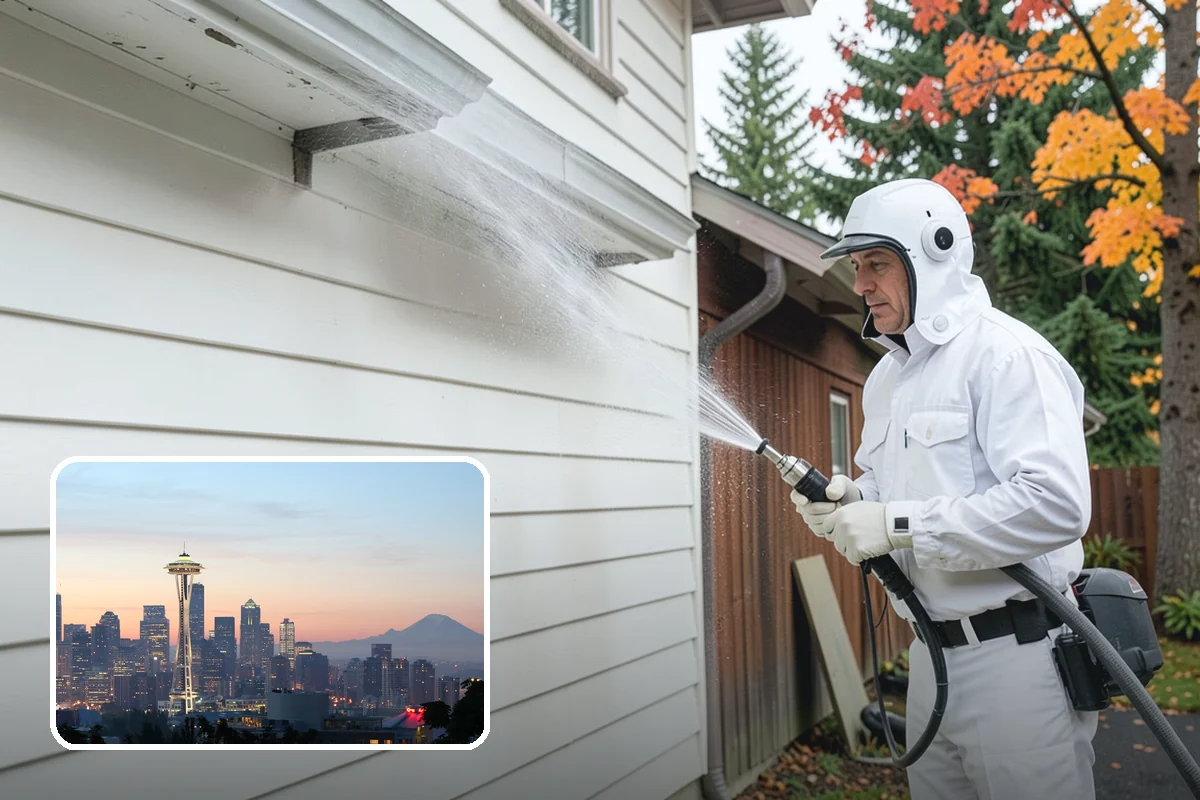 EIFS Cleaning in Seattle, King County, WA - Cleans synthetic stucco without abrasive force