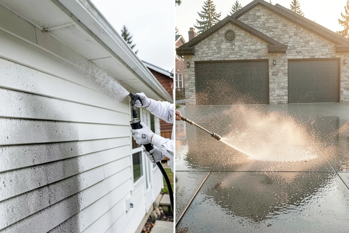 EIFS Cleaning in Seattle, King County, WA - Identify the EIFS finish and note any damaged areas