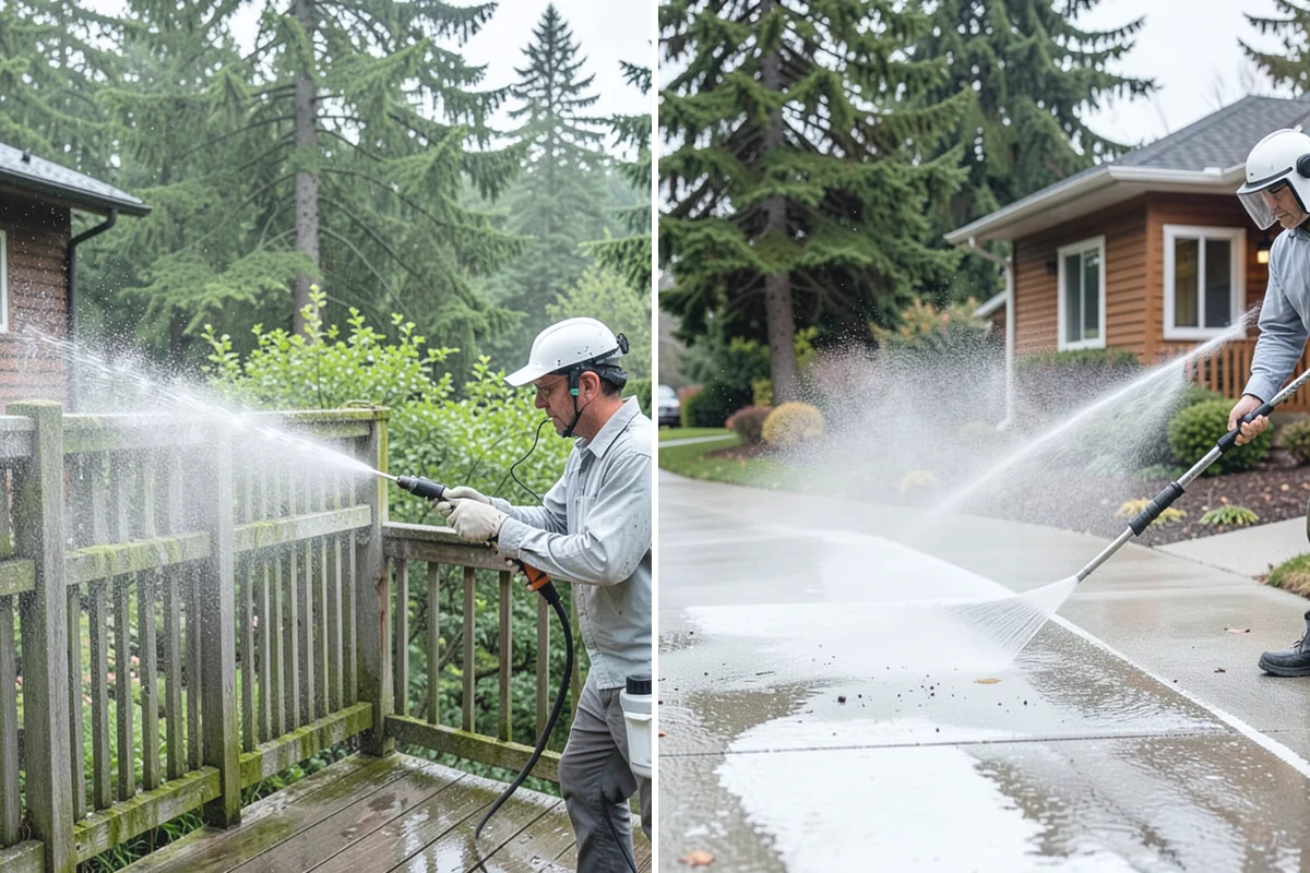 EIFS Cleaning in Skykomish, King County, WA - Identify the EIFS finish and note any damaged areas