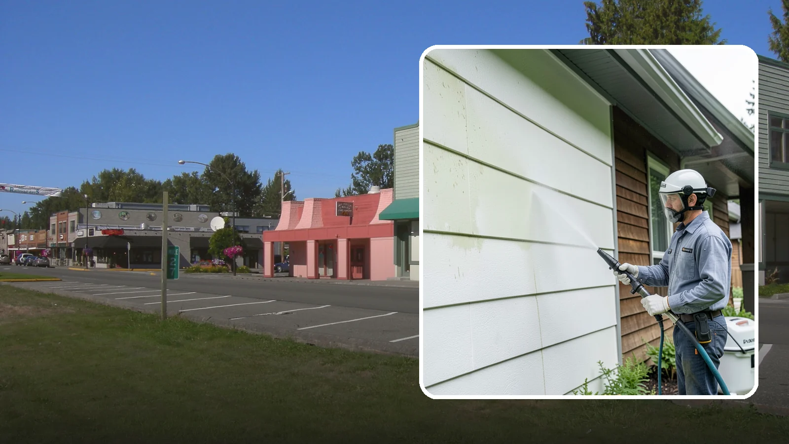 EIFS Cleaning in Snoqualmie, King County, WA - EIFS cleaning safely removes mildew and grime from synthetic stucco systems that demand a very gentle, moisture-conscious...