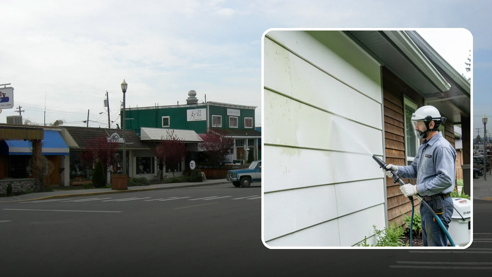 EIFS Cleaning in Stanwood, Snohomish County, WA - EIFS cleaning safely removes mildew and grime from synthetic stucco systems that demand a very gentle, moisture-conscious...