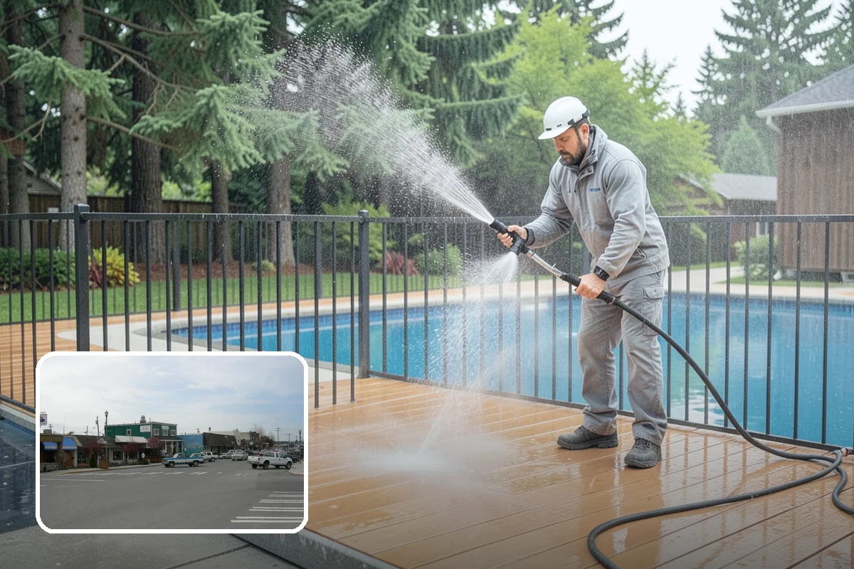 EIFS Cleaning in Stanwood, Snohomish County, WA - Cleans synthetic stucco without abrasive force