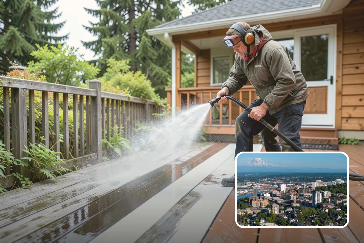 EIFS Cleaning in Tacoma, Pierce County, WA - Cleans synthetic stucco without abrasive force