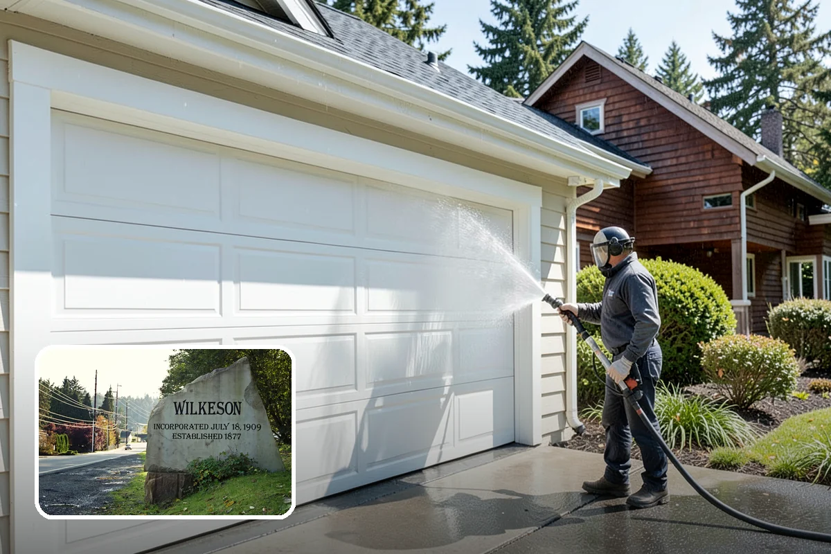 EIFS Cleaning in Wilkeson, Pierce County, WA - Cleans synthetic stucco without abrasive force