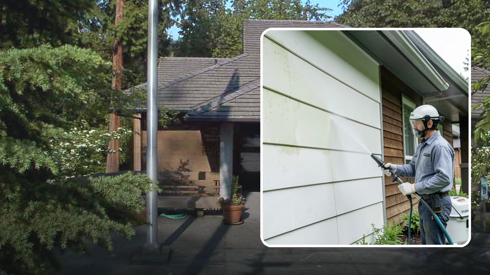 EIFS Cleaning in Yarrow Point, King County, WA - EIFS cleaning safely removes mildew and grime from synthetic stucco systems that demand a very gentle, moisture-conscious...