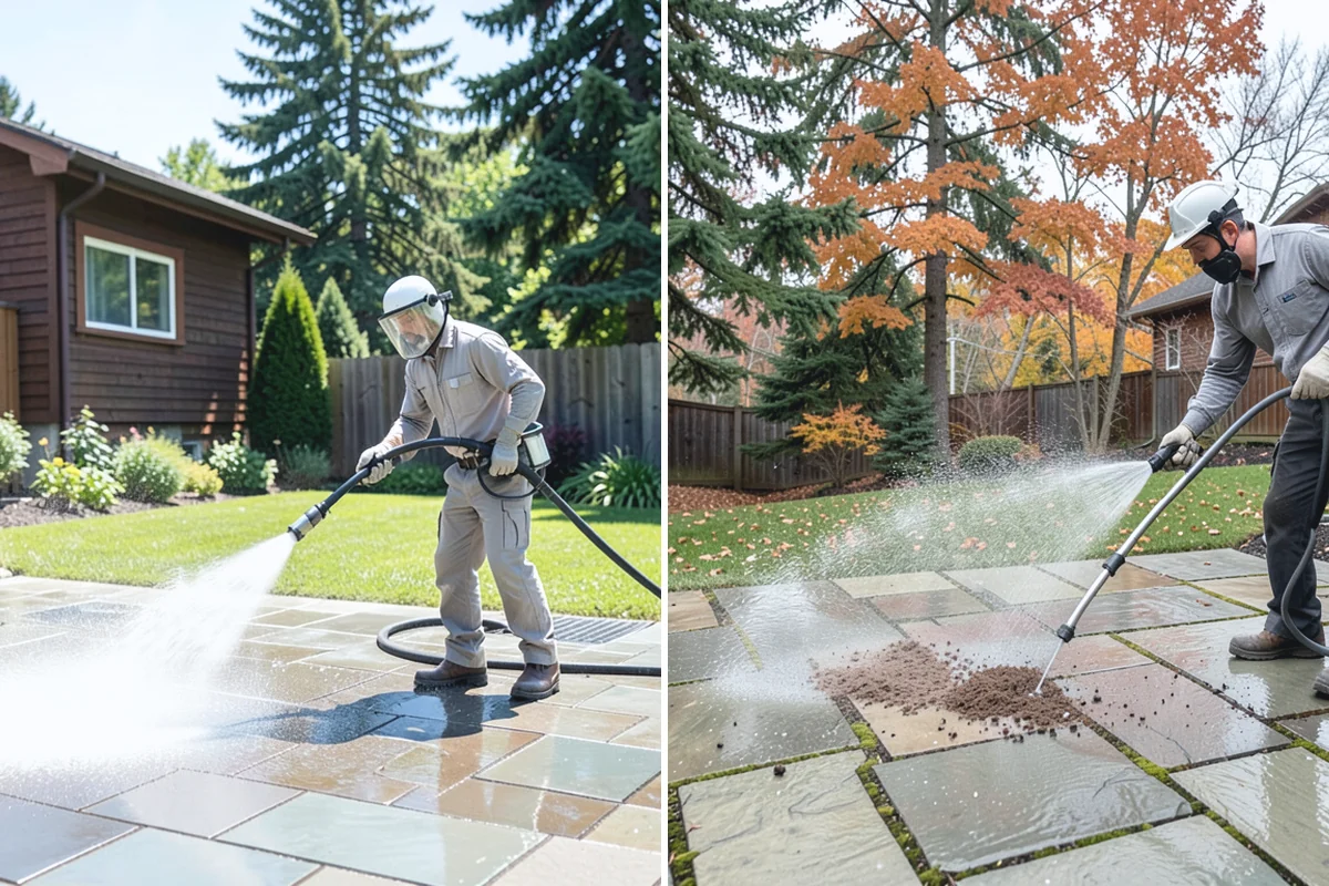 Entrance Canopy Cleaning in Skykomish, King County, WA - Protect the entry area and stage safe overhead access