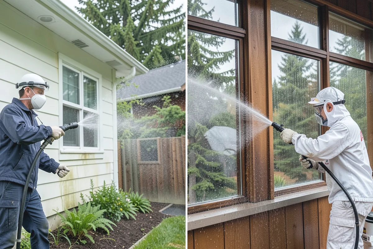 Entrance Canopy Cleaning in Sumner, Pierce County, WA - Protect the entry area and stage safe overhead access