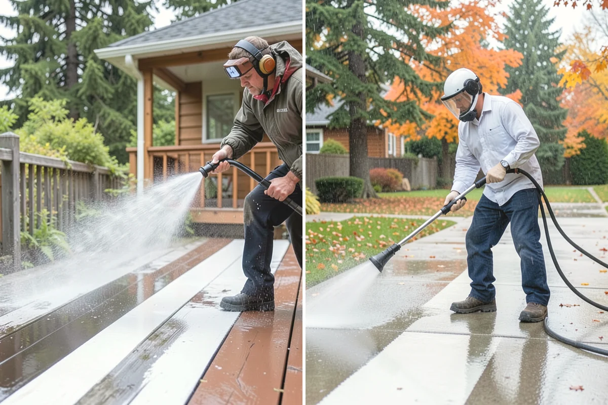 Entryway Cleaning in Anacortes, Skagit County, WA - Sweep the landing and shield the door and fixtures