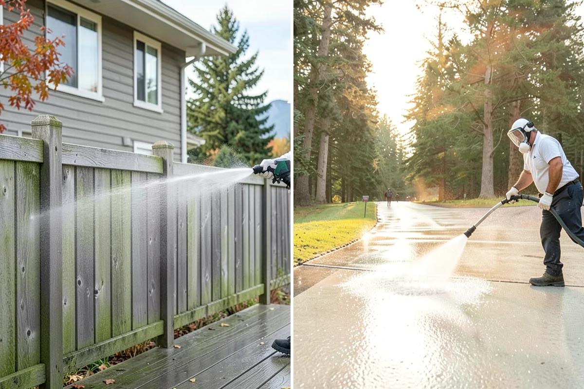 Entryway Cleaning in Arlington, Snohomish County, WA - Sweep the landing and shield the door and fixtures