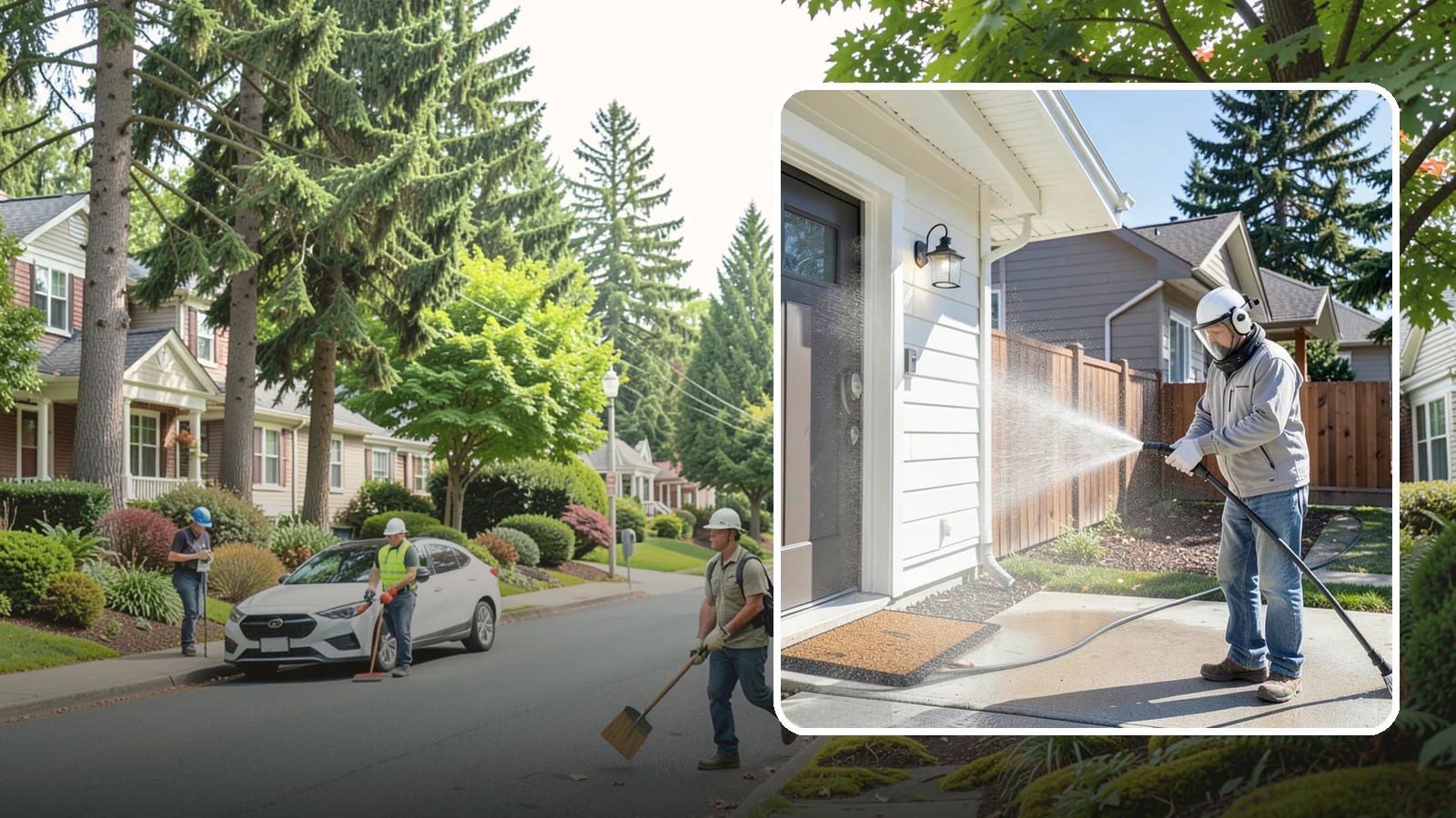 Entryway Cleaning in Beaux Arts Village, King County, WA - Brighten the entry landing and approach that greets every guest at your Washington home.