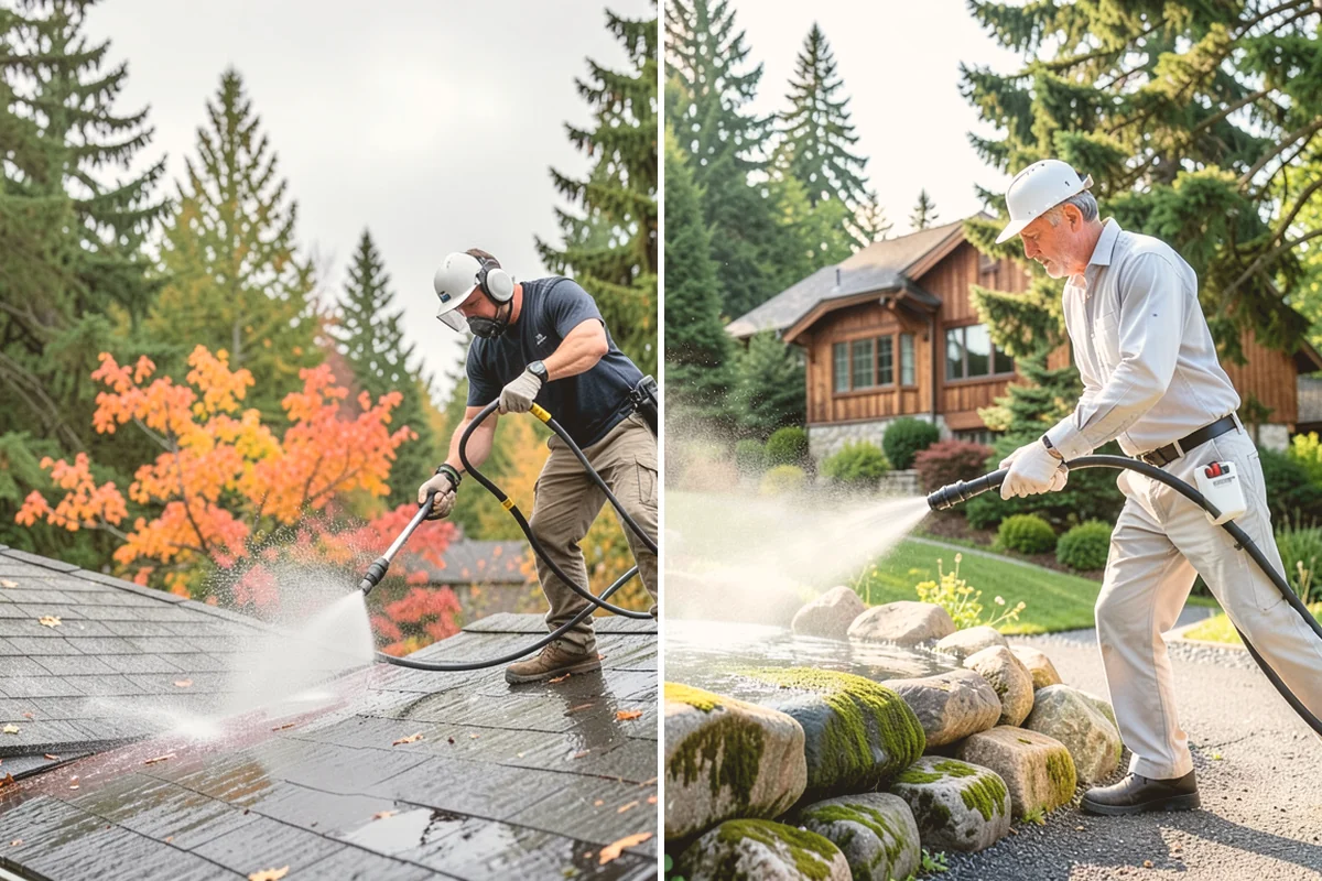 Entryway Cleaning in Bothell, King County, WA - Sweep the landing and shield the door and fixtures
