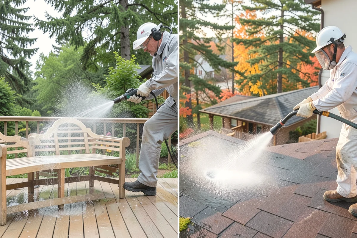 Entryway Cleaning in Carnation, King County, WA - Sweep the landing and shield the door and fixtures