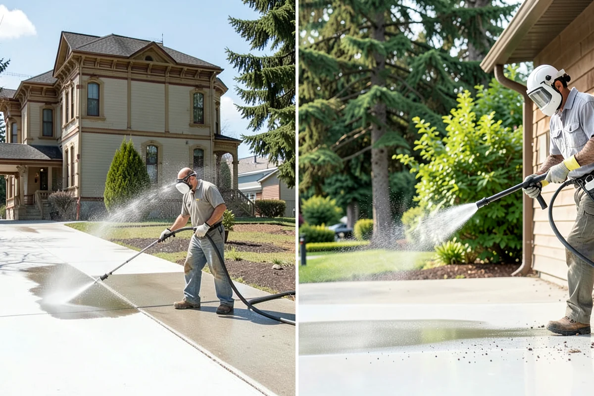 Entryway Cleaning in Clyde Hill, King County, WA - Sweep the landing and shield the door and fixtures