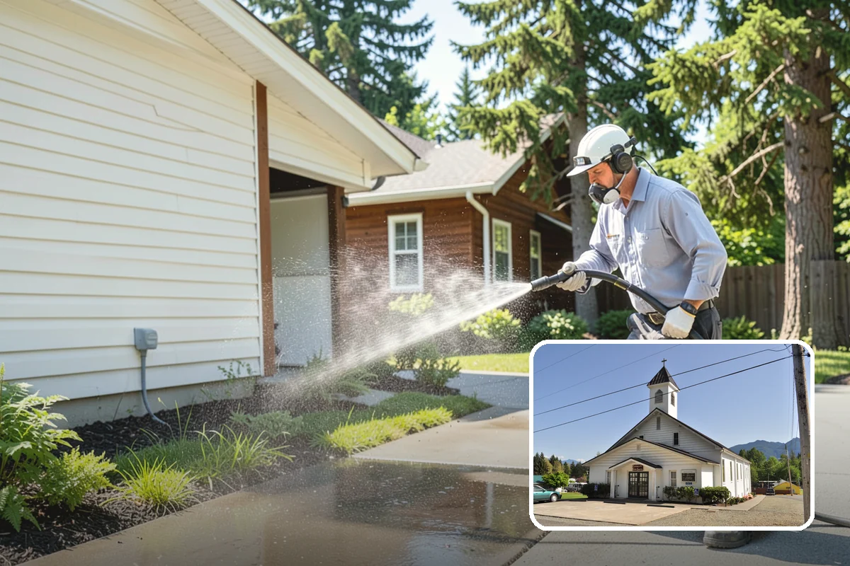 Entryway Cleaning in Concrete, Skagit County, WA - Sharpens the first impression at your front door