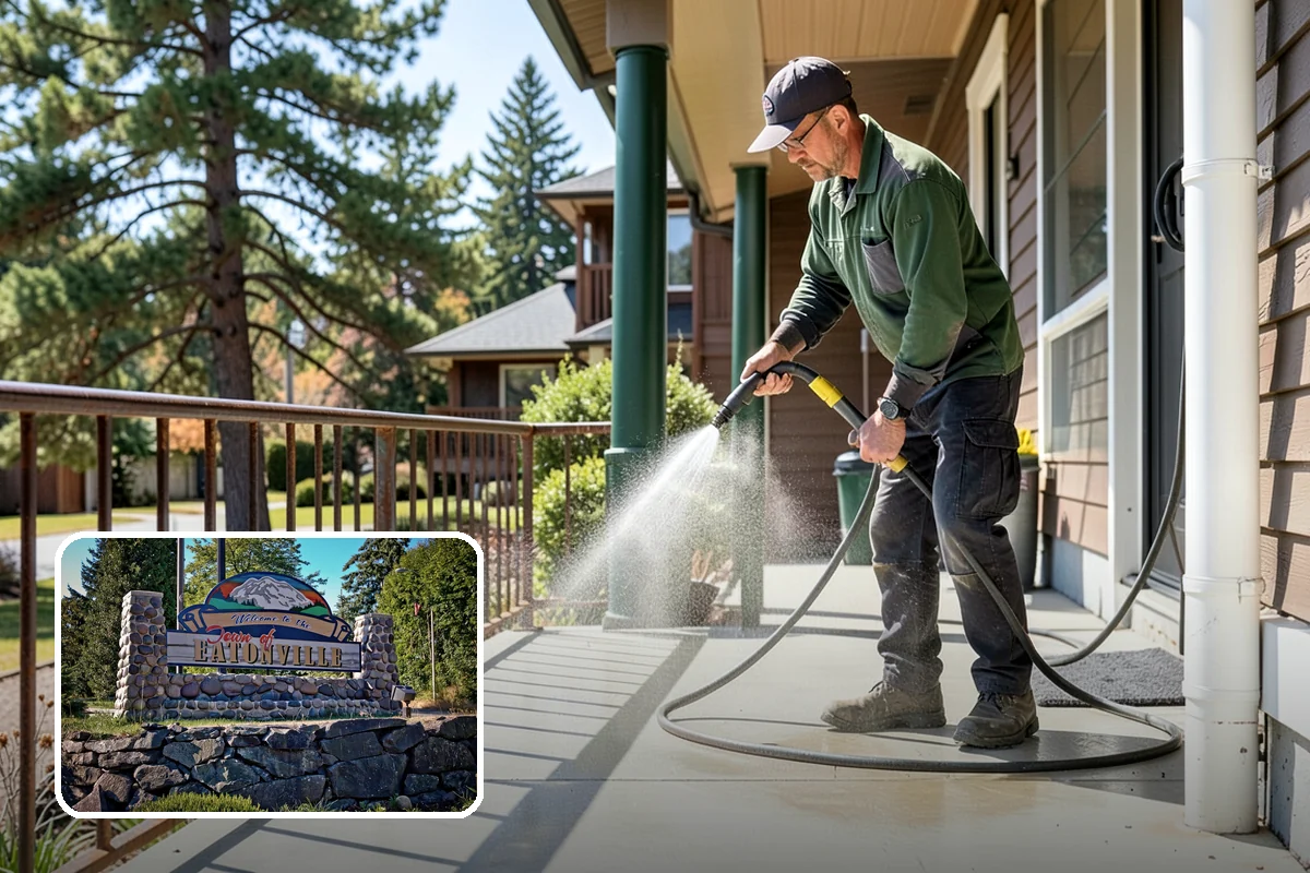 Entryway Cleaning in Eatonville, Pierce County, WA - Sharpens the first impression at your front door