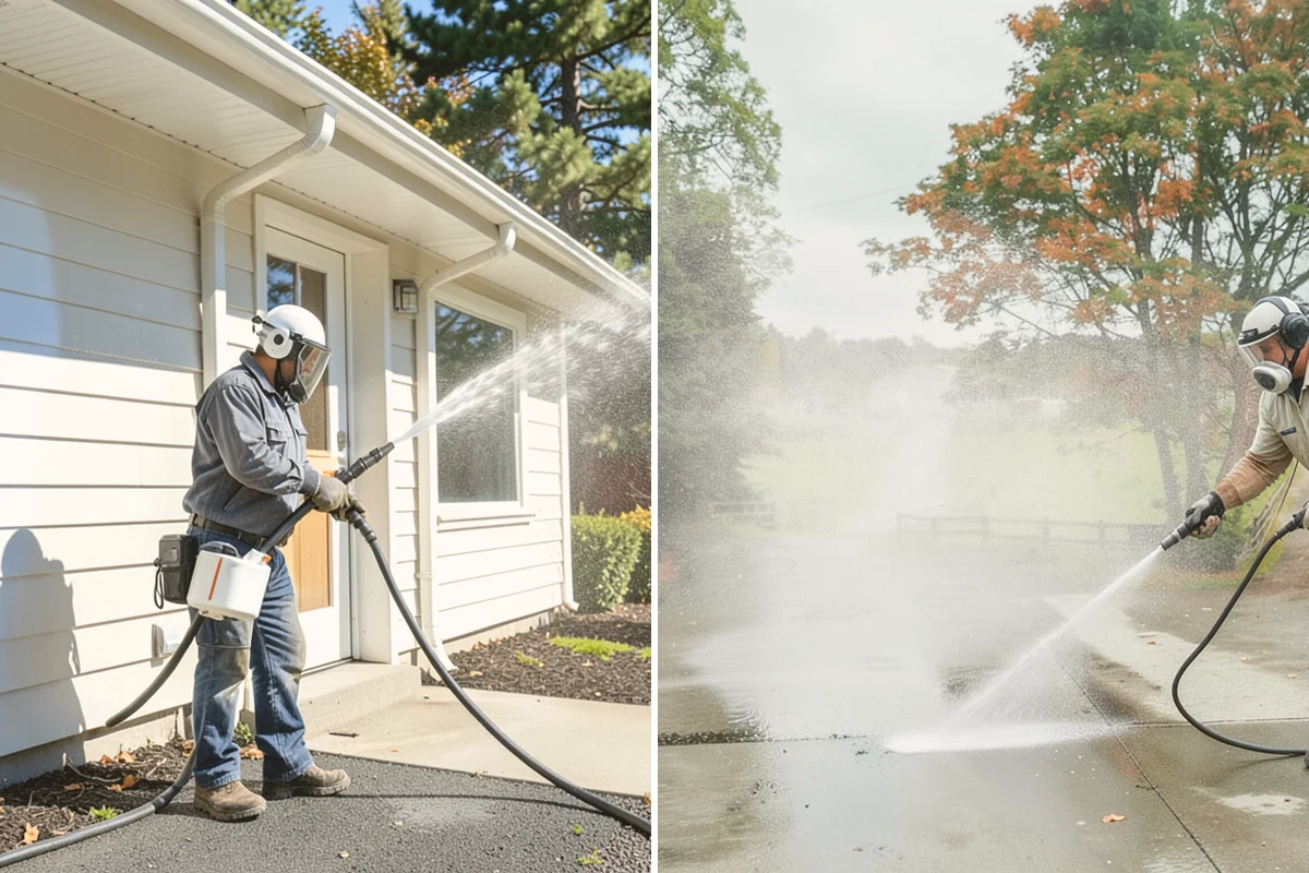 Entryway Cleaning in Eatonville, Pierce County, WA - Sweep the landing and shield the door and fixtures