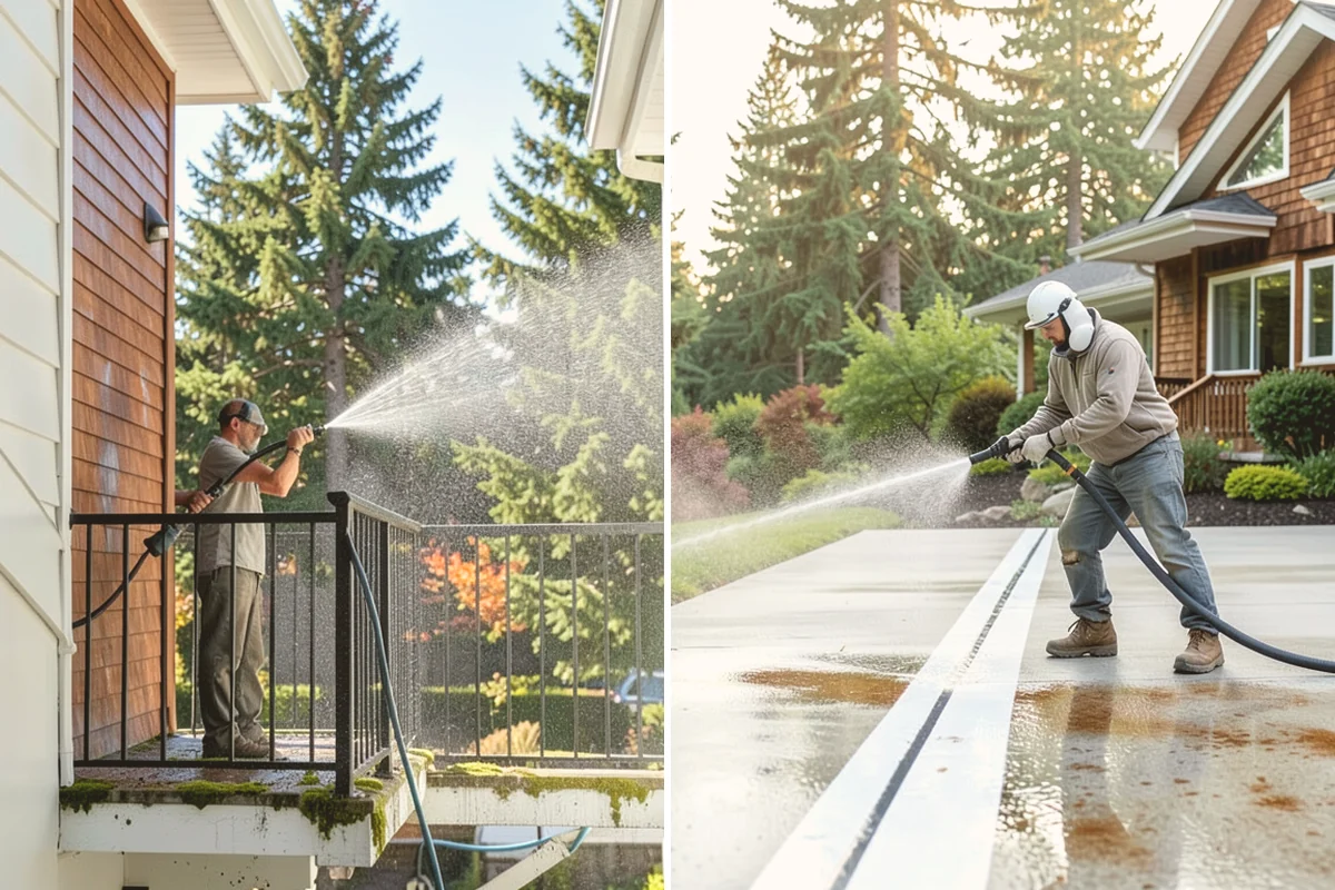 Entryway Cleaning in Edmonds, Snohomish County, WA - Sweep the landing and shield the door and fixtures