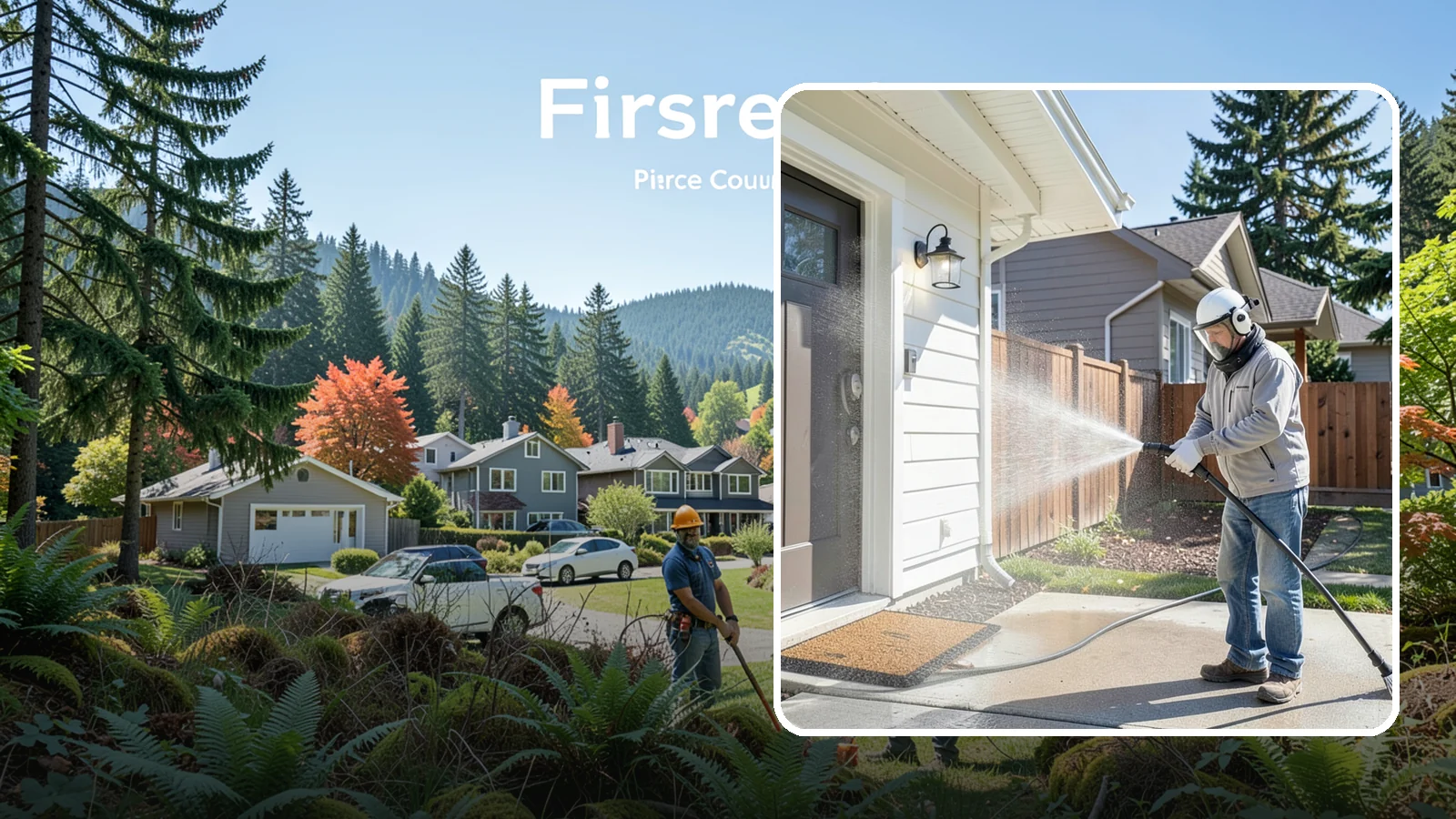 Entryway Cleaning in Fircrest, Pierce County, WA - Brighten the entry landing and approach that greets every guest at your Washington home.