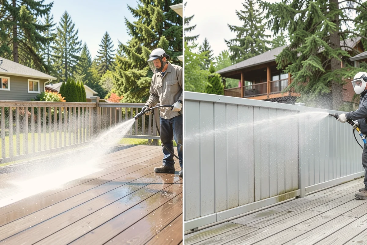 Entryway Cleaning in Kirkland, King County, WA - Sweep the landing and shield the door and fixtures