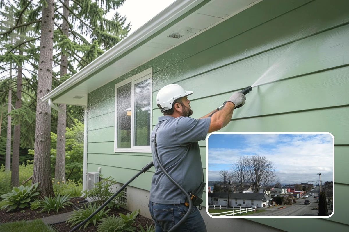 Entryway Cleaning in Langley, Island County, WA - Sharpens the first impression at your front door
