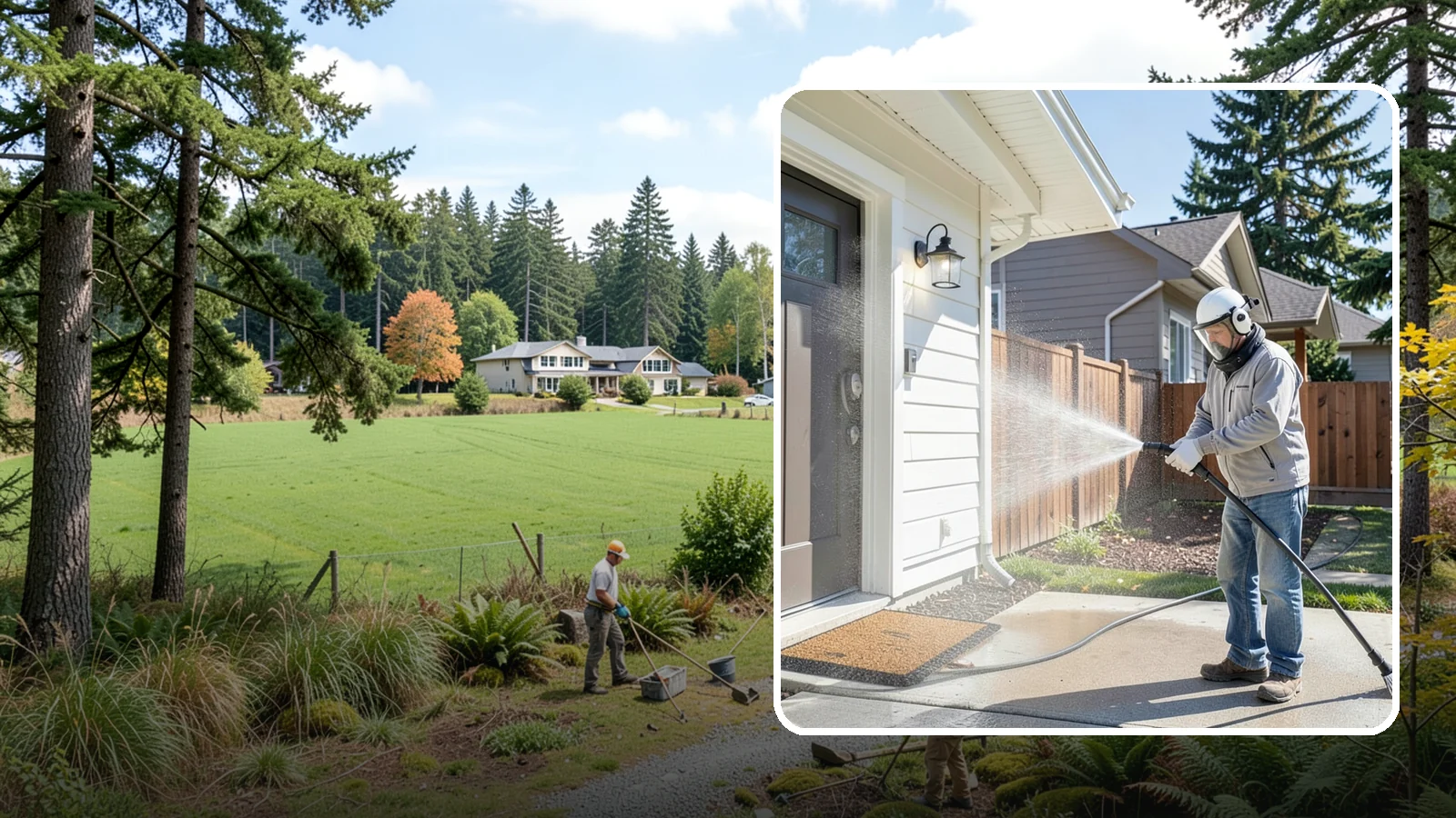 Entryway Cleaning in Lyman, Skagit County, WA - Brighten the entry landing and approach that greets every guest at your Washington home.