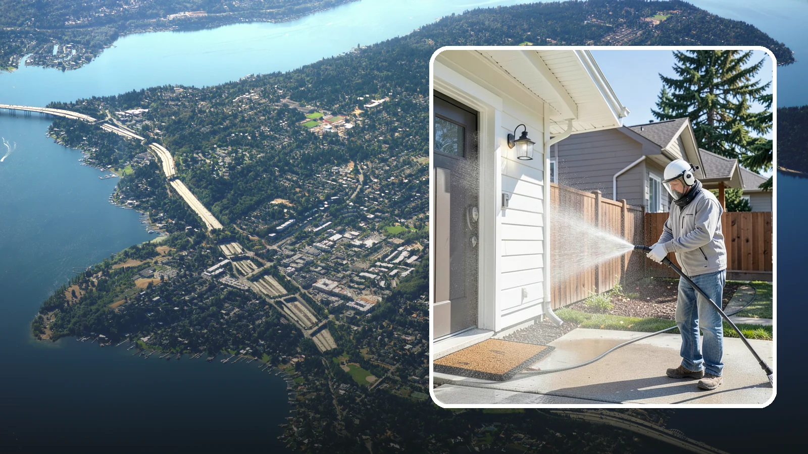 Entryway Cleaning in Mercer Island, King County, WA - Brighten the entry landing and approach that greets every guest at your Washington home.