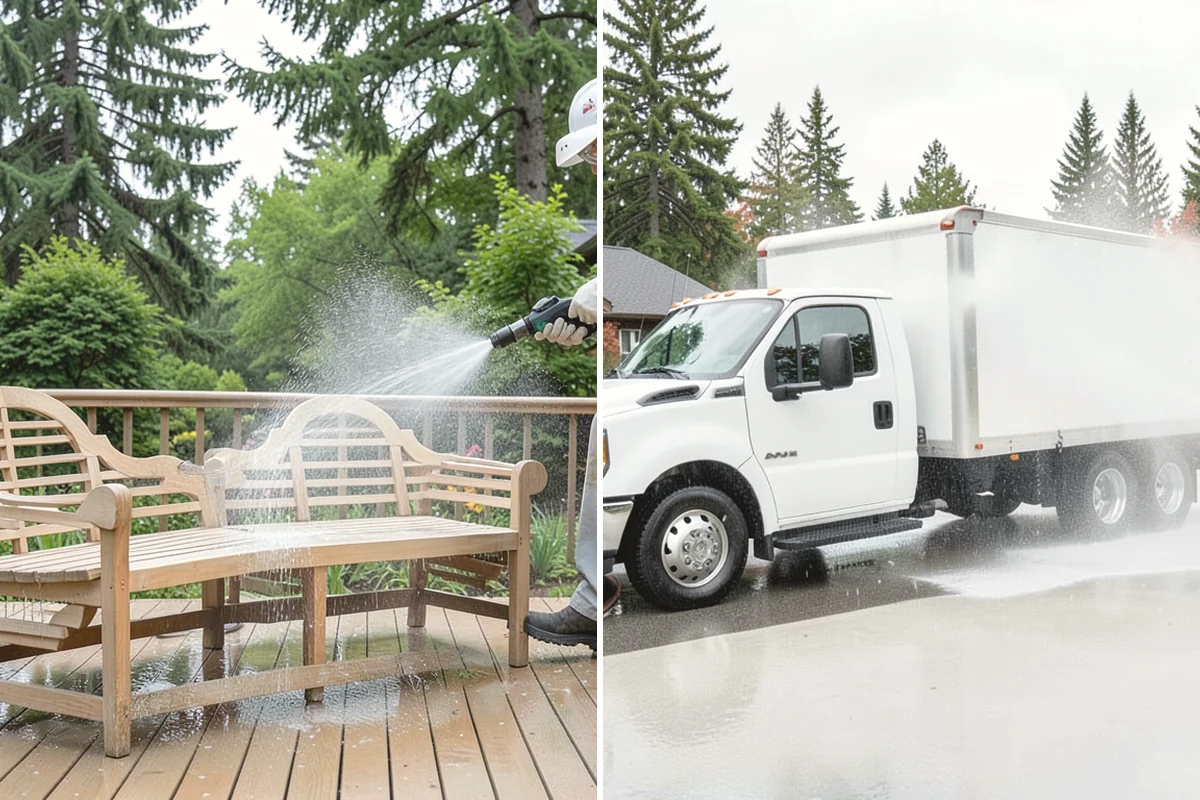 Entryway Cleaning in Mercer Island, King County, WA - Sweep the landing and shield the door and fixtures