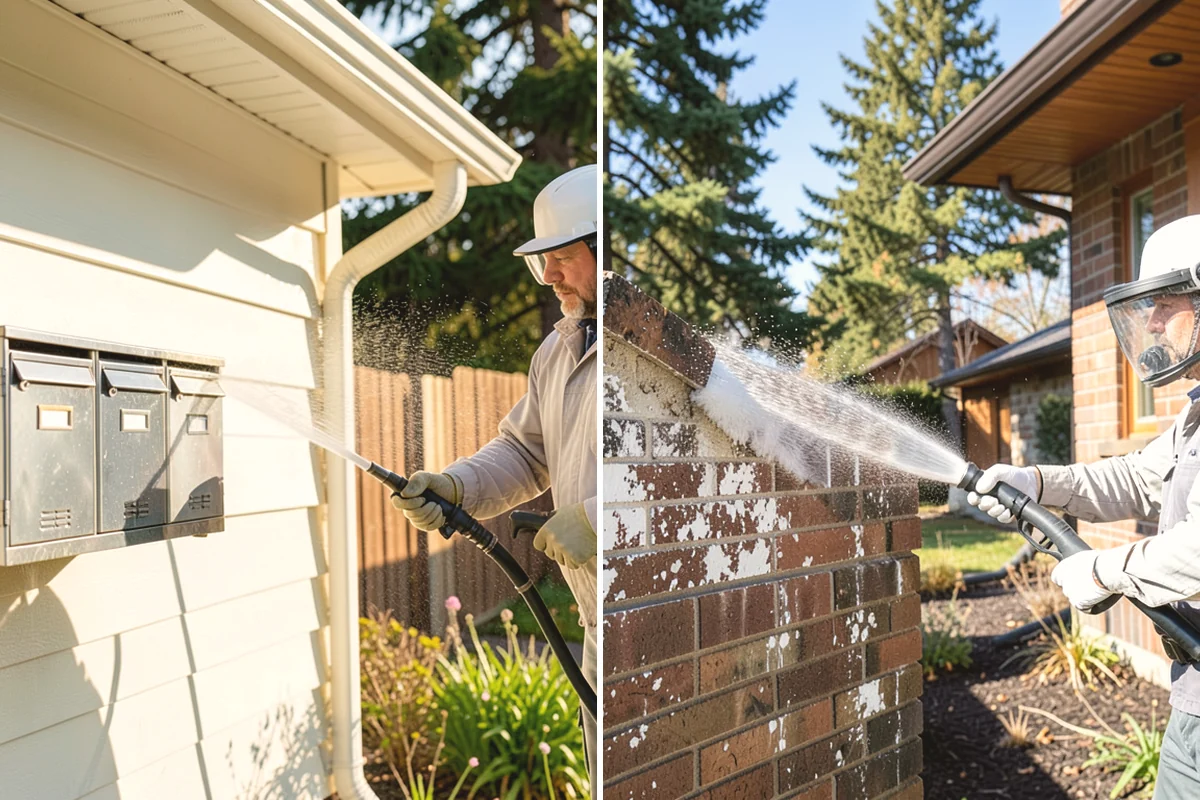 Entryway Cleaning in Mountlake Terrace, Snohomish County, WA - Sweep the landing and shield the door and fixtures