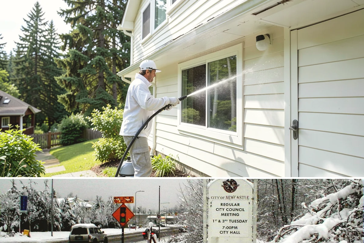 Entryway Cleaning in Newcastle, King County, WA - Entryways can be cleaned year-round but shine most before spring gatherings and the holiday season.