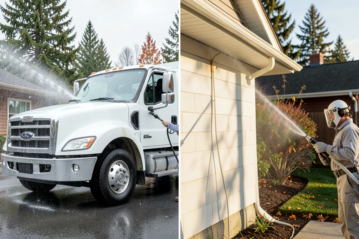 Entryway Cleaning in Normandy Park, King County, WA - Sweep the landing and shield the door and fixtures