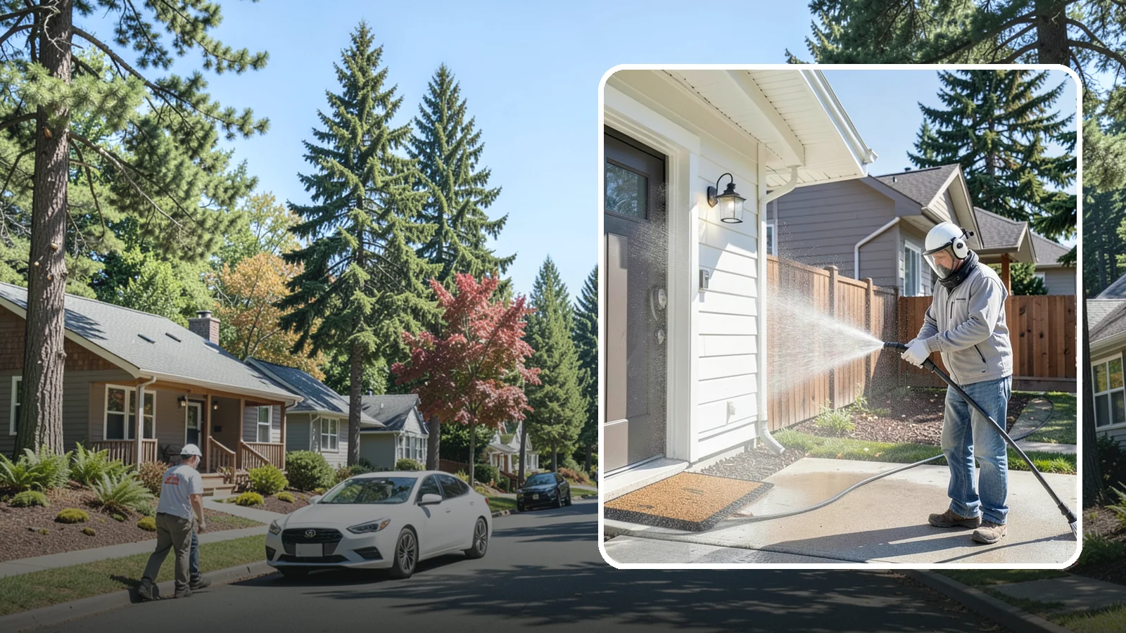 Entryway Cleaning in Orting, Pierce County, WA - Brighten the entry landing and approach that greets every guest at your Washington home.