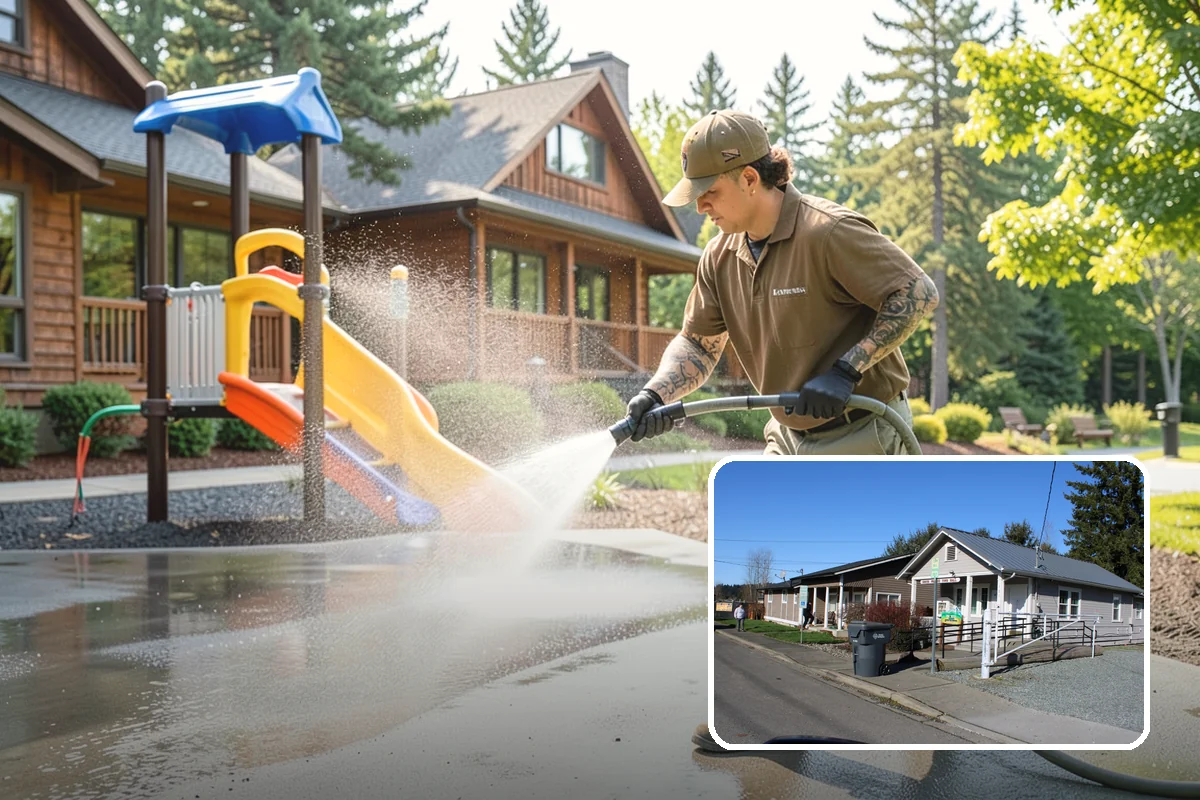Entryway Cleaning in South Prairie, Pierce County, WA - Sharpens the first impression at your front door