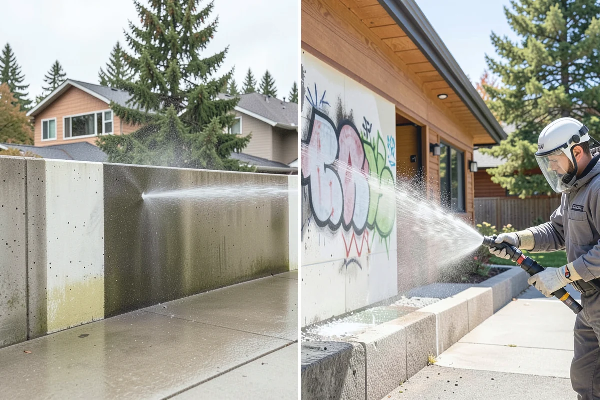 Entryway Cleaning in South Prairie, Pierce County, WA - Sweep the landing and shield the door and fixtures