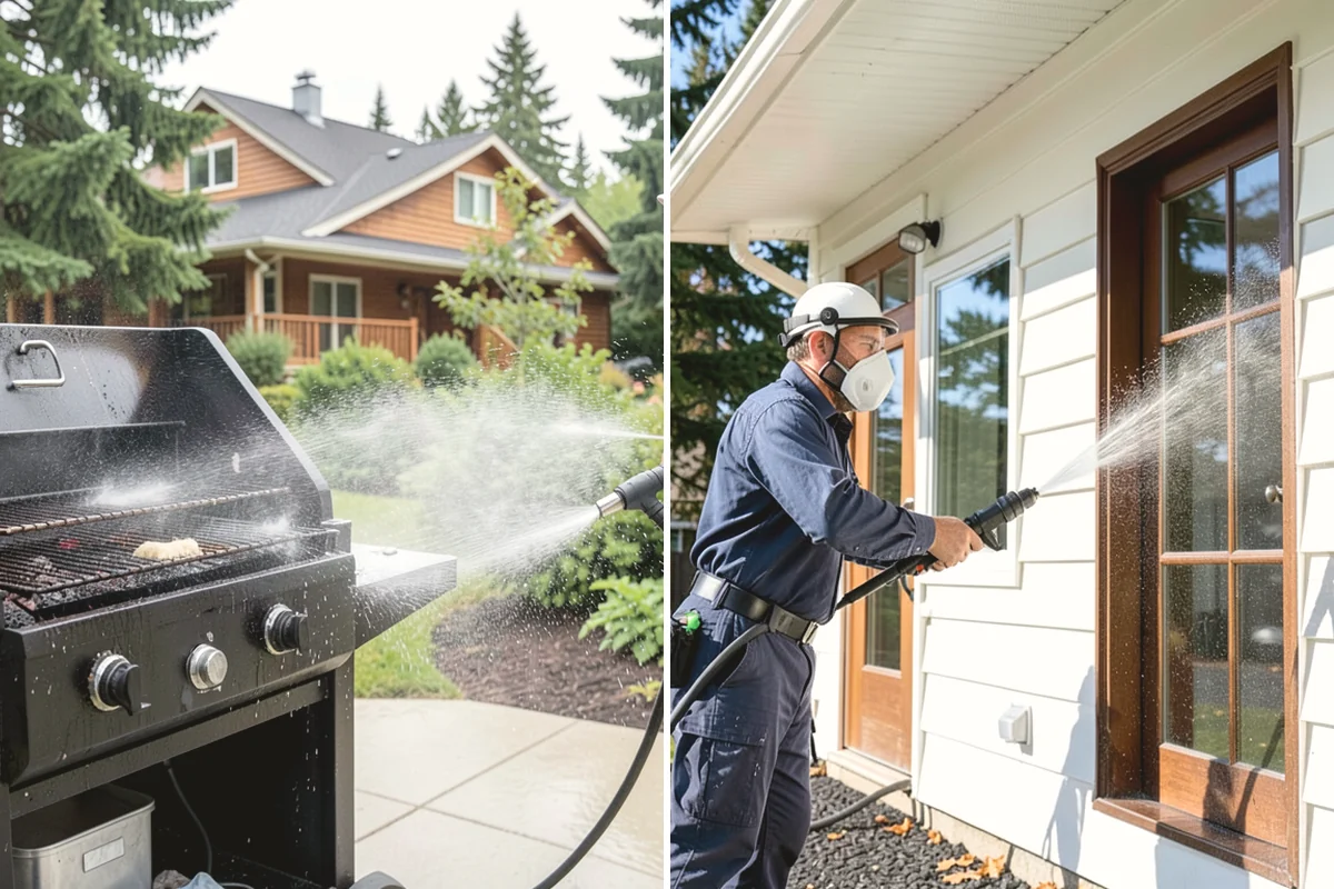 Entryway Cleaning in Tacoma, Pierce County, WA - Sweep the landing and shield the door and fixtures
