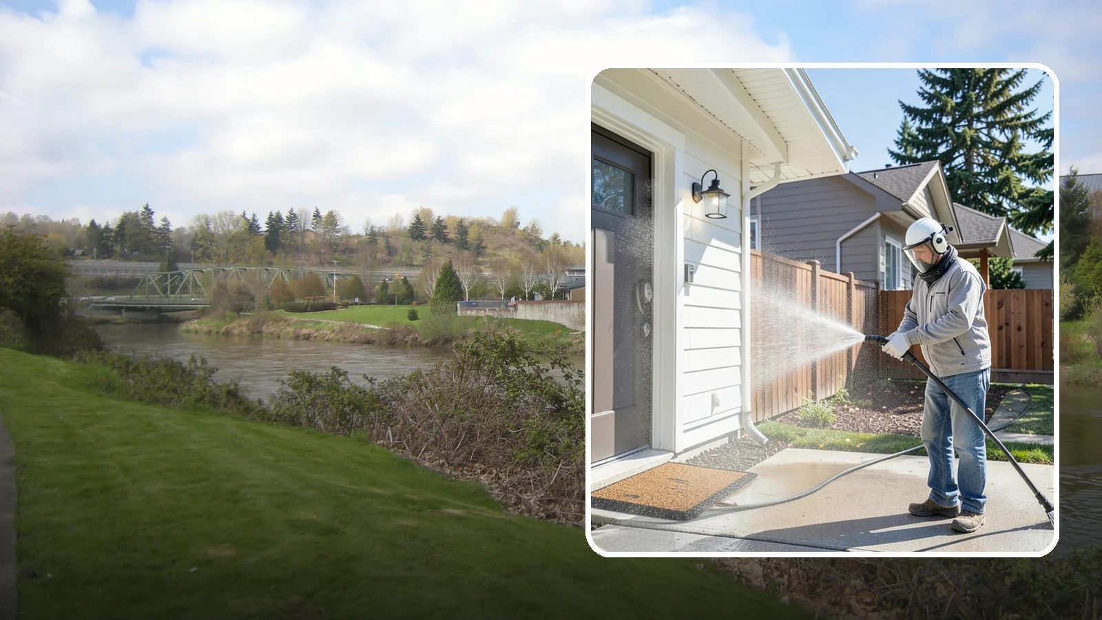 Entryway Cleaning in Tukwila, King County, WA - Brighten the entry landing and approach that greets every guest at your Washington home.