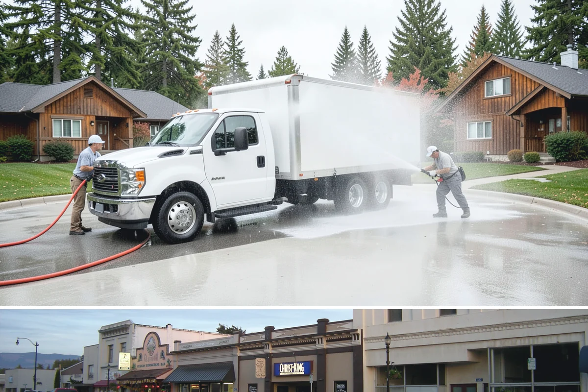 Equipment Washing in Burlington, Skagit County, WA - Regular washing through the muddy wet season keeps machinery workable, with a deep clean before any resale or inspection.