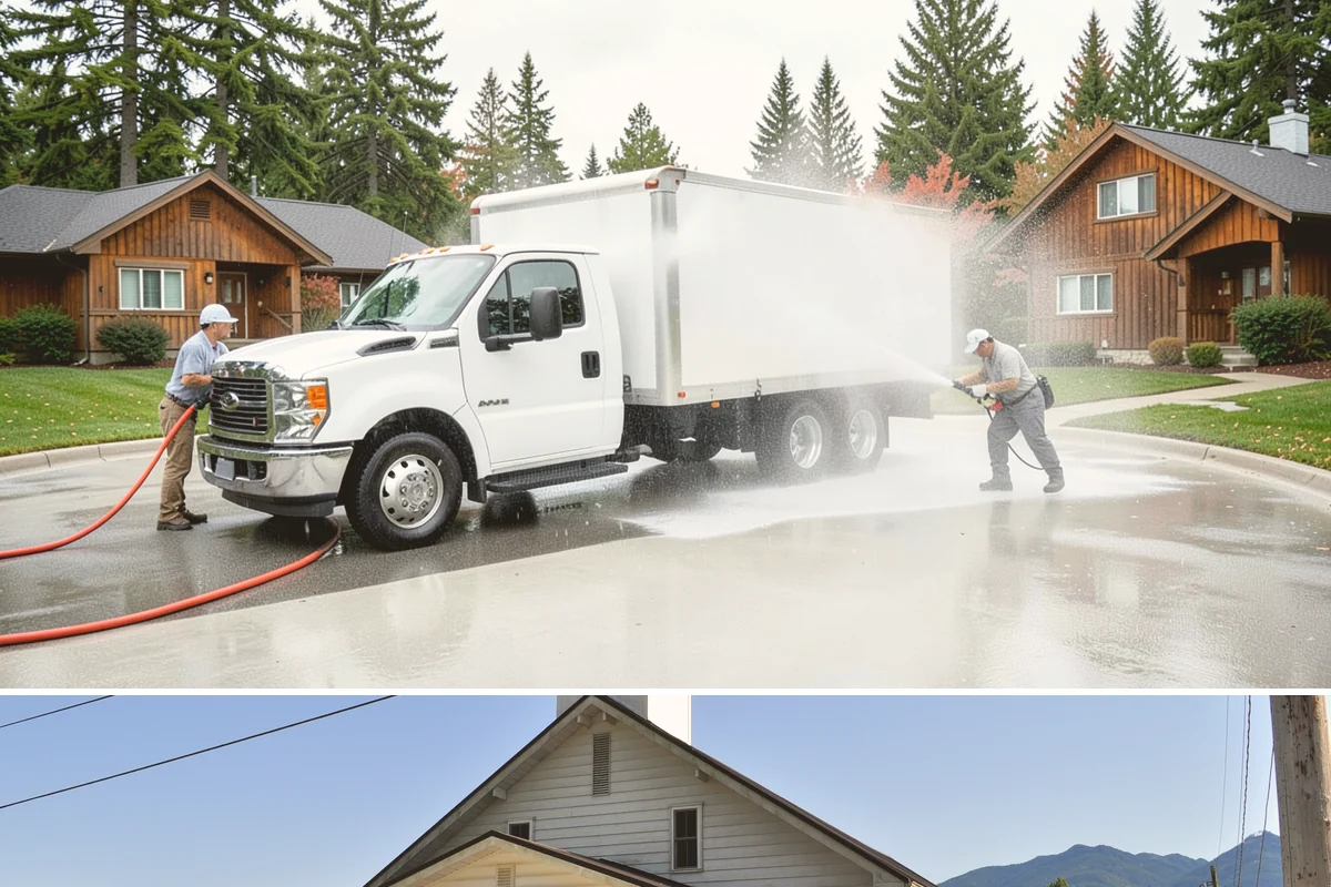 Equipment Washing in Concrete, Skagit County, WA - Regular washing through the muddy wet season keeps machinery workable, with a deep clean before any resale or inspection.