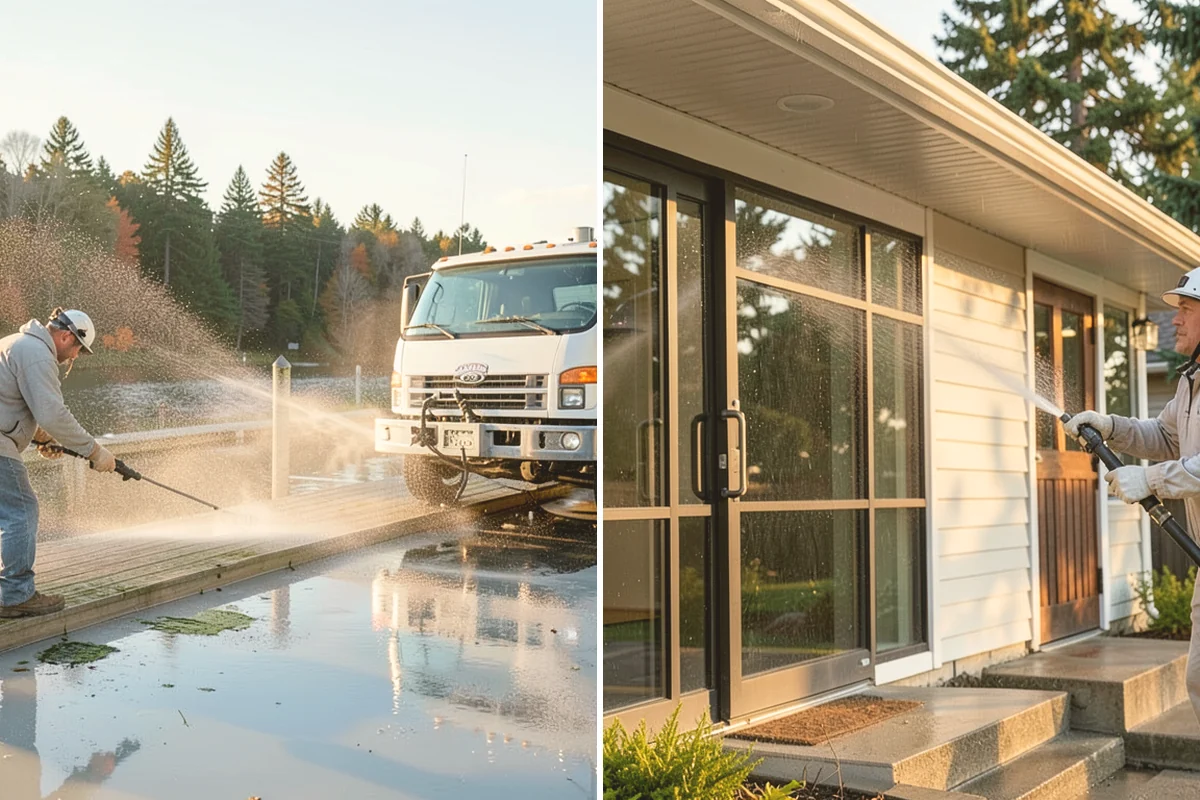 Equipment Washing in Edmonds, Snohomish County, WA - Pre-scrape and pre-soak heavy mud deposits