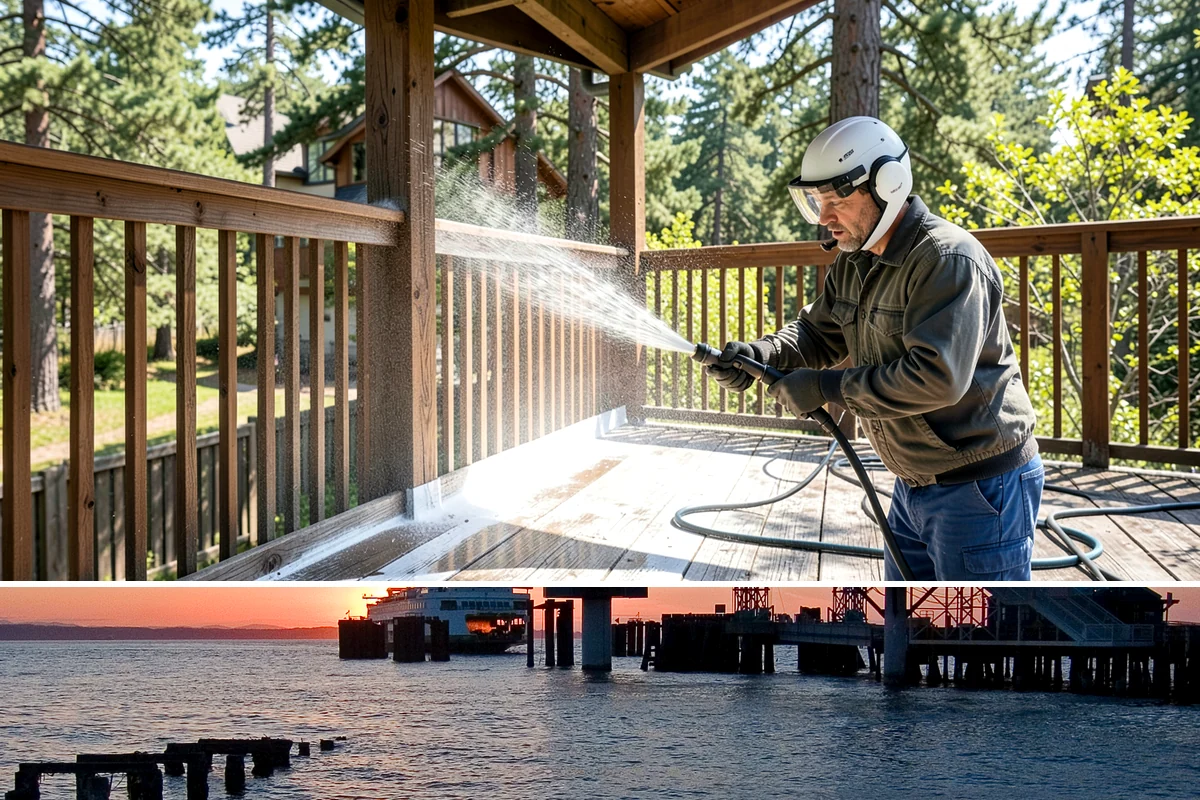 Equipment Washing in Edmonds, Snohomish County, WA - Regular washing through the muddy wet season keeps machinery workable, with a deep clean before any resale or inspection.