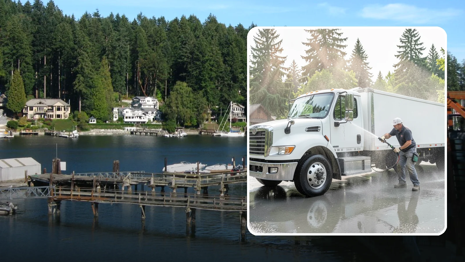 Equipment Washing in Gig Harbor, Pierce County, WA - We wash heavy equipment and machinery to clear the caked mud, grease, and grime that Washington job sites build up.