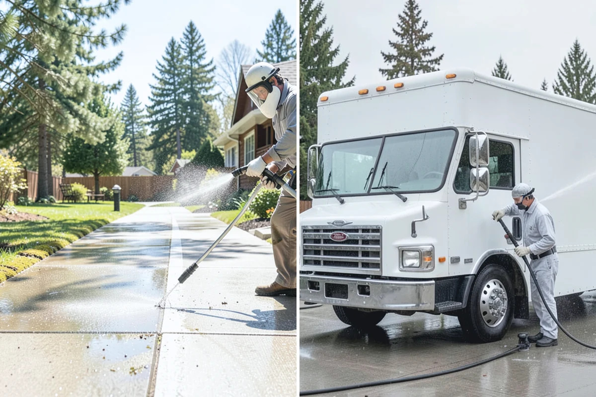 Equipment Washing in Gold Bar, Snohomish County, WA - Pre-scrape and pre-soak heavy mud deposits