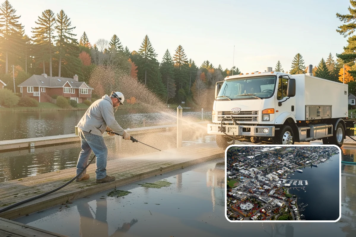 Equipment Washing in Kirkland, King County, WA - Breaks caked mud off frames, tracks, and undercarriages