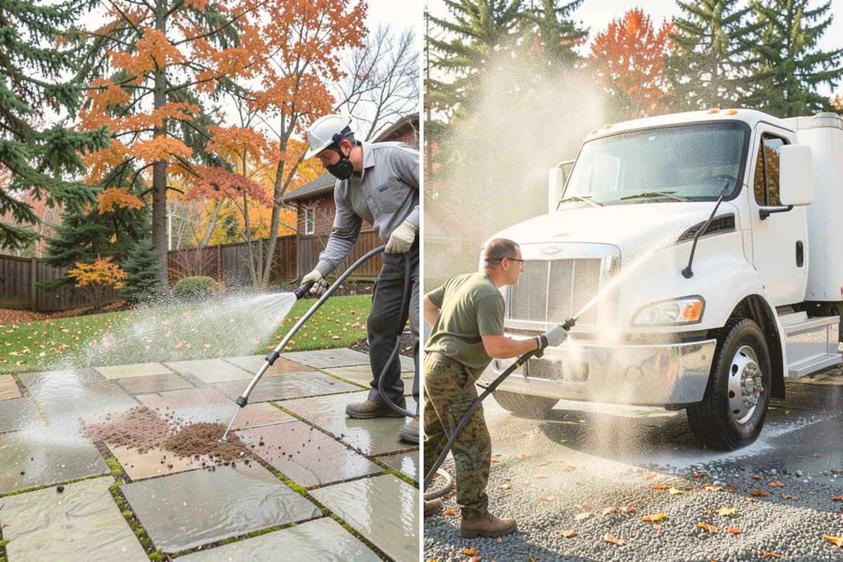 Equipment Washing in Kirkland, King County, WA - Pre-scrape and pre-soak heavy mud deposits