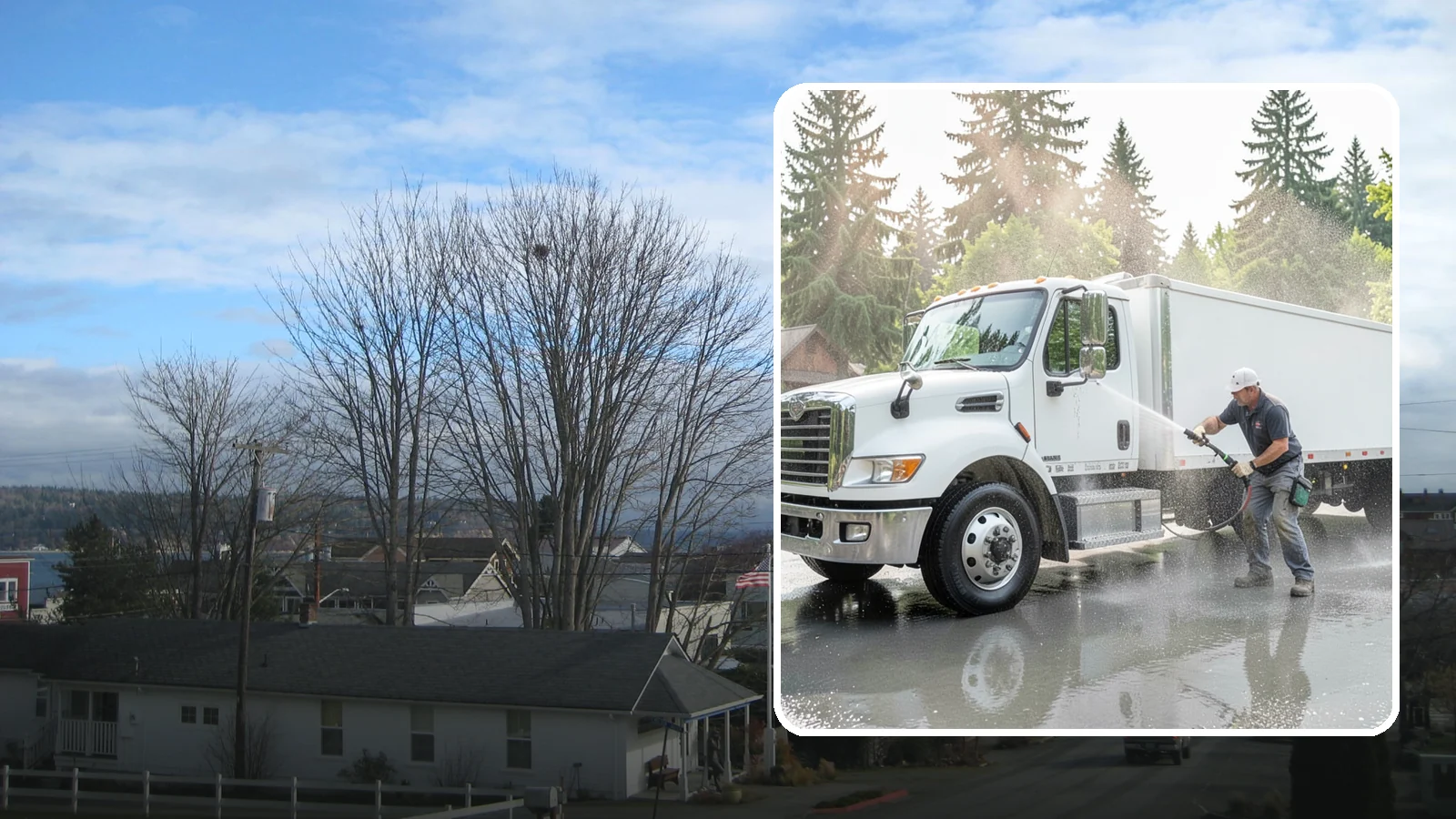 Equipment Washing in Langley, Island County, WA - We wash heavy equipment and machinery to clear the caked mud, grease, and grime that Washington job sites build up.
