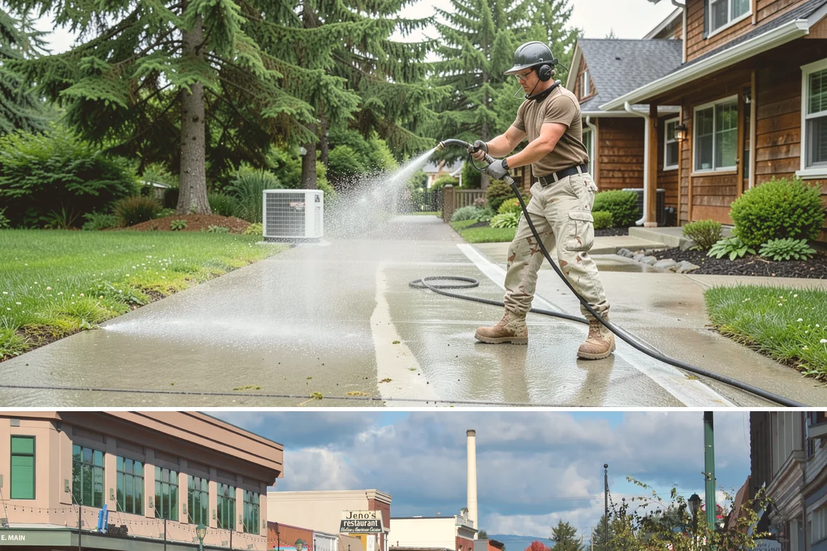 Equipment Washing in Monroe, Snohomish County, WA - Regular washing through the muddy wet season keeps machinery workable, with a deep clean before any resale or inspection.