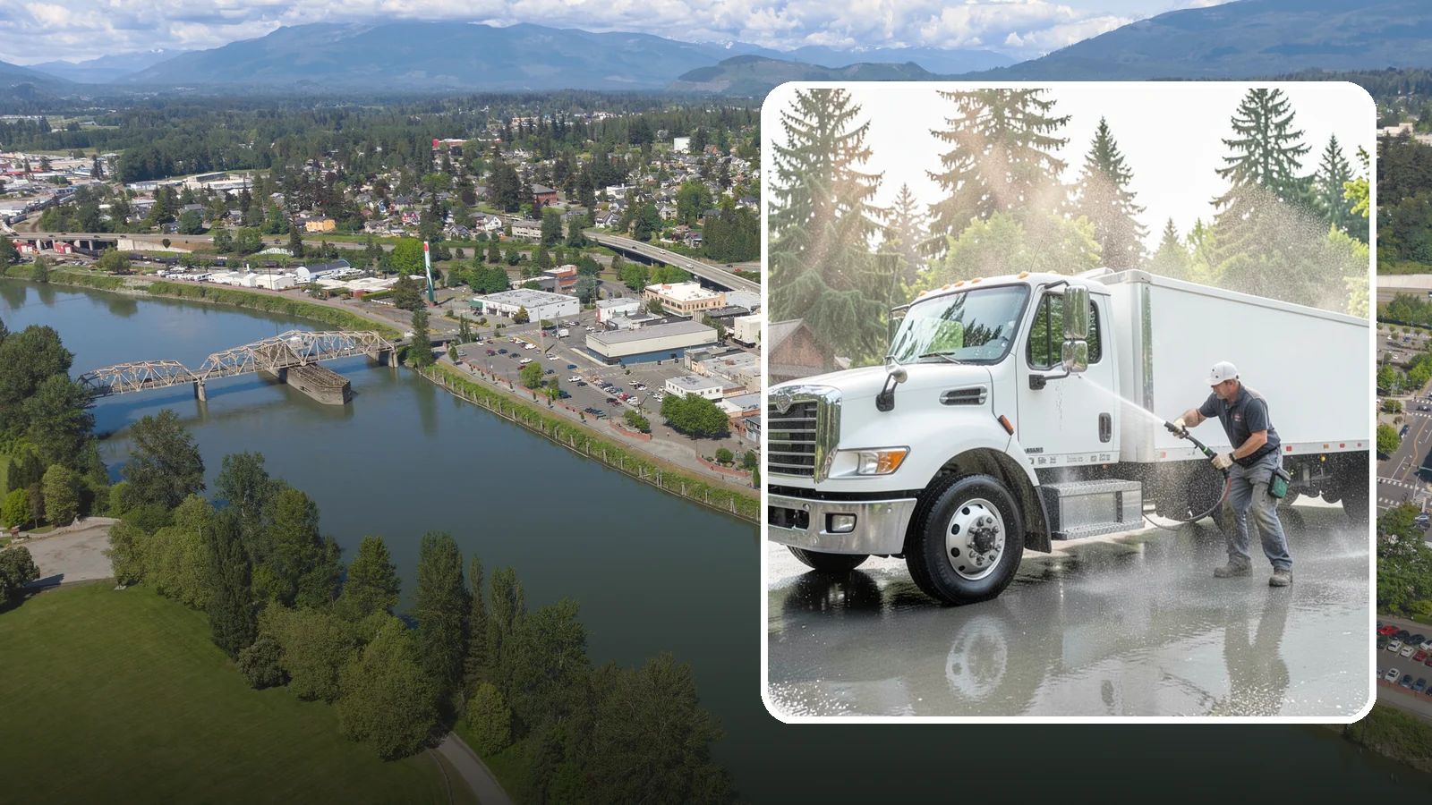 Equipment Washing in Mount Vernon, Skagit County, WA - We wash heavy equipment and machinery to clear the caked mud, grease, and grime that Washington job sites build up.