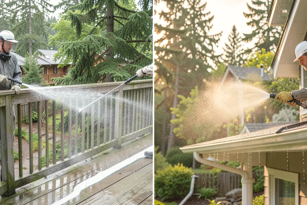 Equipment Washing in Mukilteo, Snohomish County, WA - Pre-scrape and pre-soak heavy mud deposits