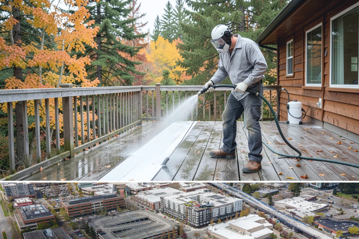 Equipment Washing in Redmond, King County, WA - Regular washing through the muddy wet season keeps machinery workable, with a deep clean before any resale or inspection.
