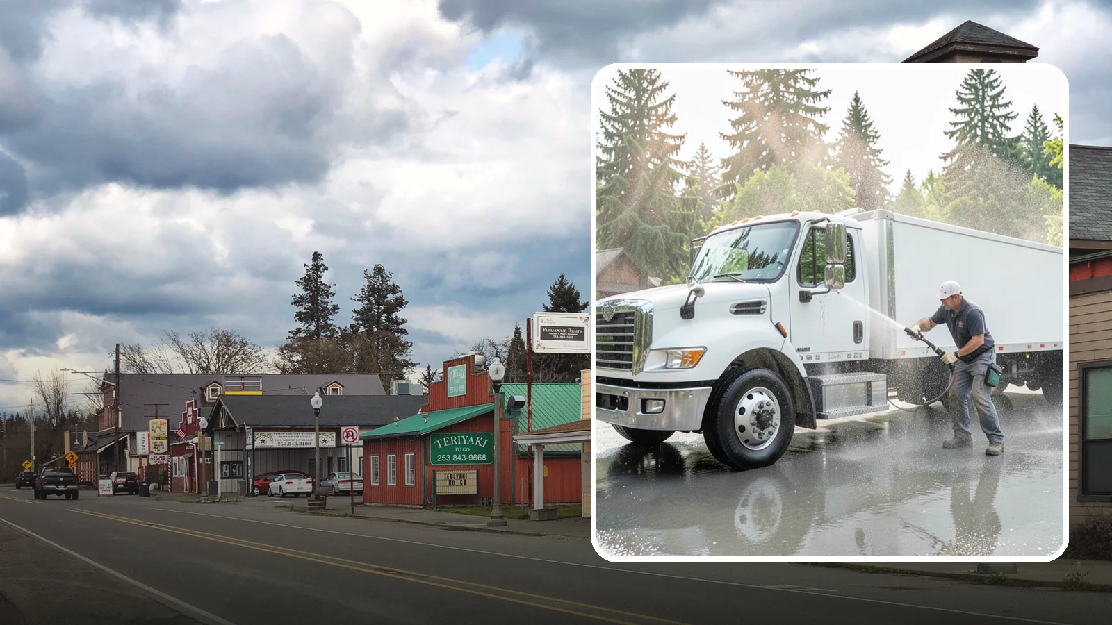 Equipment Washing in Roy, Pierce County, WA - We wash heavy equipment and machinery to clear the caked mud, grease, and grime that Washington job sites build up.